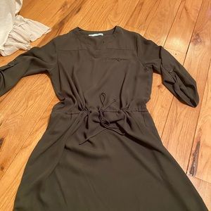 Olive green dress
